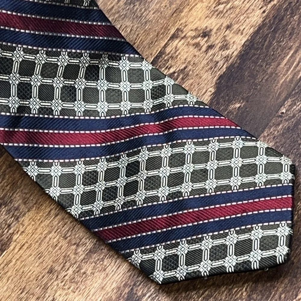 LUCIANO SOPRANI Print Silk Tie